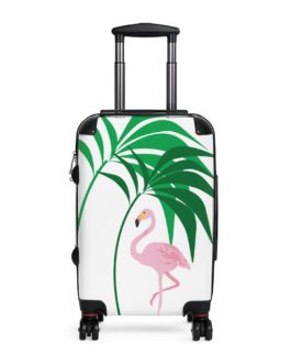 Pink Flamingo Luggage