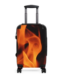Fire Flames Luggage