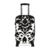 Black and White Damask Carry on Luggage