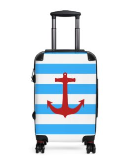 Light Blue Nautical Luggage