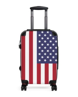 American Flag Luggage