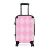 Pink Argyle Luggage