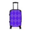 Purple Argyle Luggage