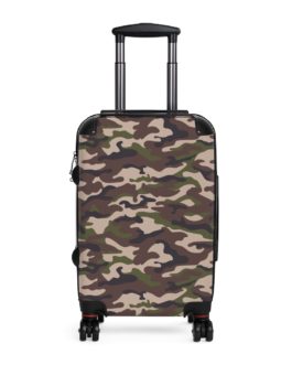 Military Camo Luggage (Brown)