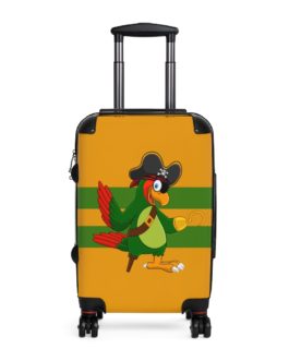Wood Leg Parrot Pirate Luggage