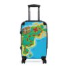 Ocean Treasure Map Luggage