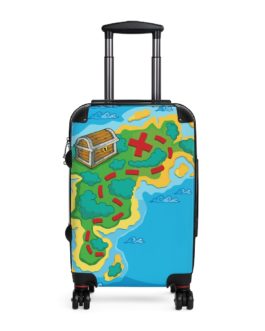 Ocean Treasure Map Luggage