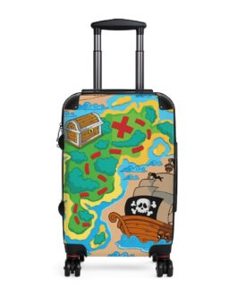Pirate Treasure Map Luggage