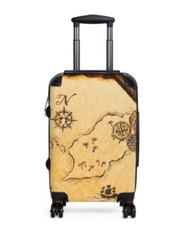 Vintage Treasure Map Luggage