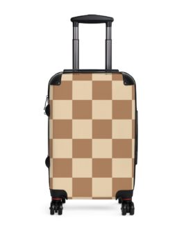 Checkerboard Luggage (Brown)