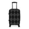 Black Argyle Luggage