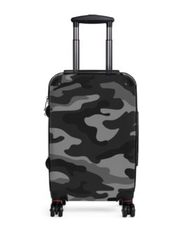 Military Camo Luggage (Black)